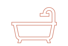 Icon representing 2 bathrooms